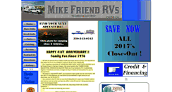 Desktop Screenshot of mikefriendrvs.com